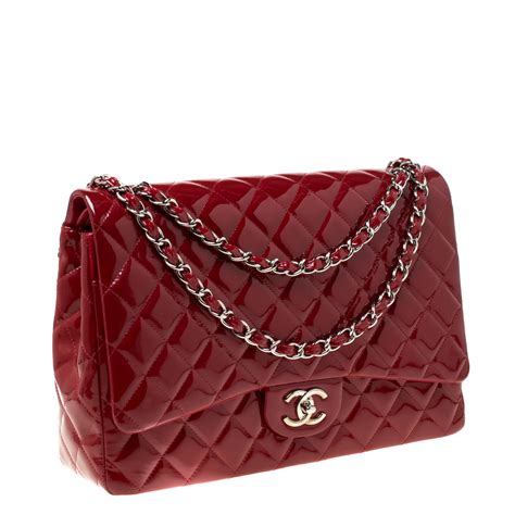 chanel red handbag|second hand red chanel handbags.